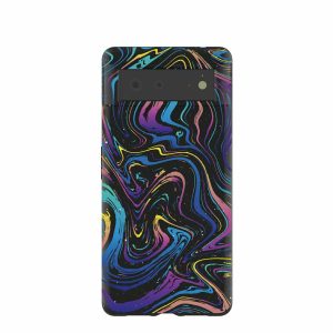 Google Pixel 6 | Black Galaxy Swirls Google Pixel 6 Case