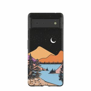 Google Pixel 6 | Black Night Trails Google Pixel 6 Case