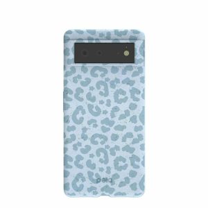 Google Pixel 6 | Powder Blue Sky Leopard Google Pixel 6 Case