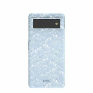 Google Pixel 6 | Powder Blue Snowy Mountains Google Pixel 6 Case