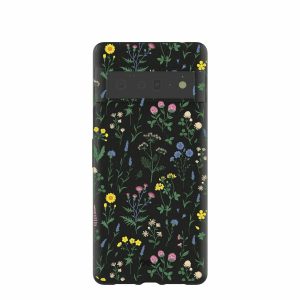 Google Pixel 6 Pro | Black Shadow Blooms Google Pixel 6 Pro Case