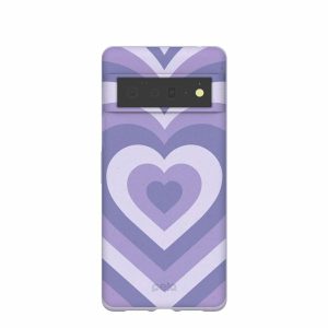 Google Pixel 6 Pro | Lavender Power Hearts Google Pixel 6 Pro Case