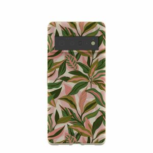 Google Pixel 6 Pro | London Fog Pink Botanics Google Pixel 6 Pro Case