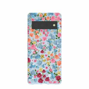 Google Pixel 6 Pro | Powder Blue Fleurs Google Pixel 6 Pro Case