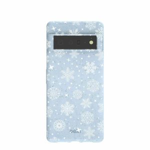 Google Pixel 6 Pro | Powder Blue Let it Snow Google Pixel 6 Pro Case