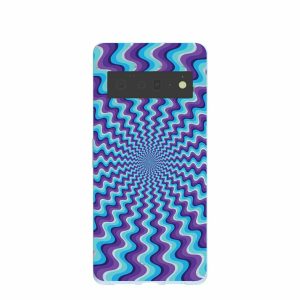 Google Pixel 6 Pro | Powder Blue Spiral Google Pixel 6 Pro Case