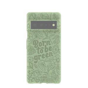 Google Pixel 6 Pro | Sage Green Born to be green Google Pixel 6 Pro Case