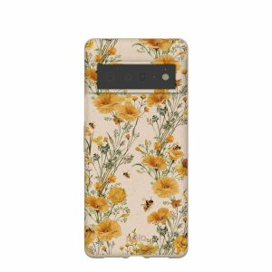 Google Pixel 6 Pro | Seashell Vintage Bee Google Pixel 6 Pro Case