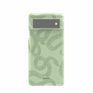 Google Pixel 6 | Sage Green Snaky Google Pixel 6 Case