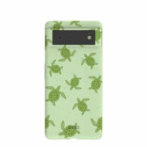 Google Pixel 6 | Sage Green Tiny Turtles Google Pixel 6 Case