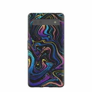 Google Pixel 6a | Black Galaxy Swirls Google Pixel 6a Case