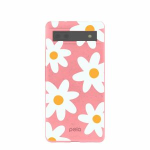 Google Pixel 6a | Bubblegum Pink Daisy Google Pixel 6a Case