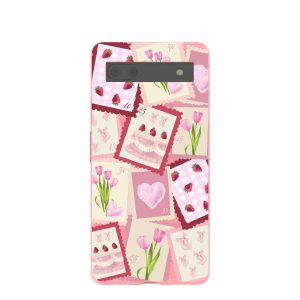 Google Pixel 6a | Bubblegum Pink Love Letters Google Pixel 6a Case