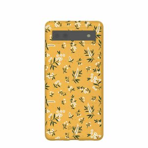 Google Pixel 6a | Honey White Posies Google Pixel 6a Case