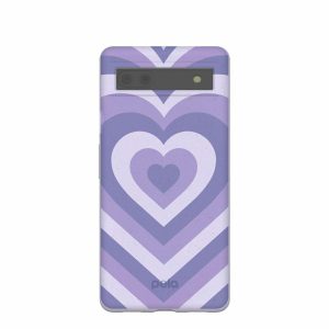 Google Pixel 6a | Lavender Power Hearts Google Pixel 6a Case