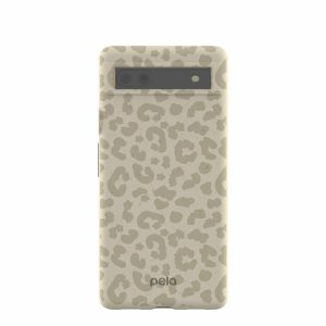 Google Pixel 6a | London Fog Sand Leopard Google Pixel 6a Case