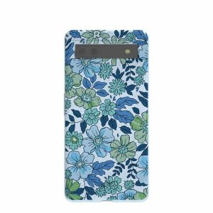 Google Pixel 6a | Powder Blue Liberty Florals Google Pixel 6a Case