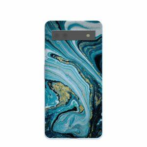 Google Pixel 6a | Powder Blue Marble Google Pixel 6a Case