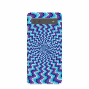 Google Pixel 6a | Powder Blue Spiral Google Pixel 6a Case