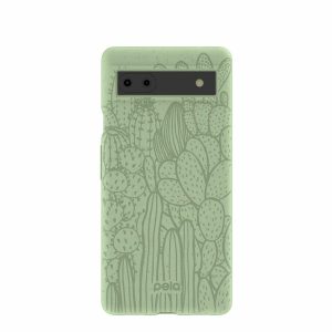 Google Pixel 6a | Sage Green Cacti Google Pixel 6a Case