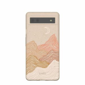 Google Pixel 6a | Seashell Pink Peaks Google Pixel 6a Case