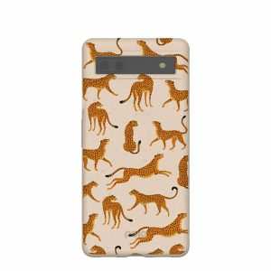 Google Pixel 6a | Seashell Wild Cats Google Pixel 6a Case