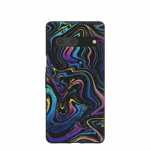 Google Pixel 7 | Black Galaxy Swirls Google Pixel 7 Case