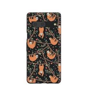 Google Pixel 7 | Black Jungle Sloths Google Pixel 7 Case