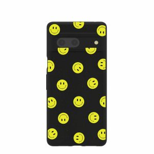 Google Pixel 7 | Black Smiley Google Pixel 7 Case