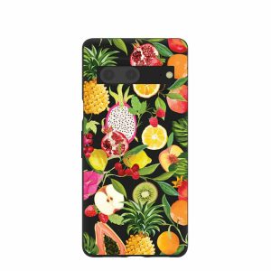 Google Pixel 7 | Black Tutti Frutti Google Pixel 7 Case