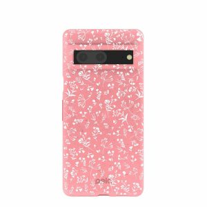 Google Pixel 7 | Bubblegum Pink Dreamy Meadow Google Pixel 7 Case