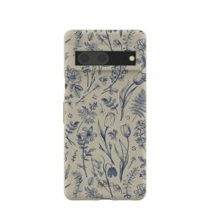 Google Pixel 7 | London Fog Indigo Bouquet Google Pixel 7 Case