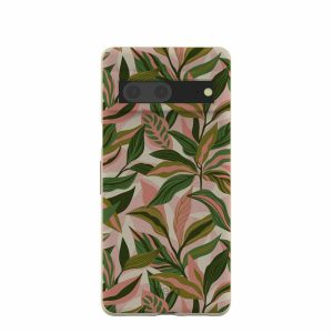 Google Pixel 7 | London Fog Pink Botanics Google Pixel 7 Case