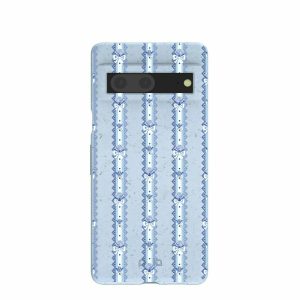 Google Pixel 7 | Powder Blue Bows and Blossoms Google Pixel 7 Case