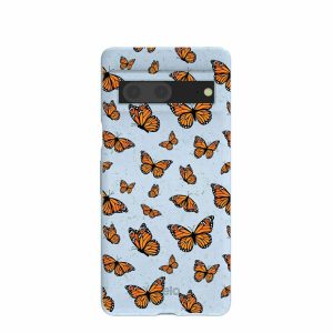 Google Pixel 7 | Powder Blue Monarchs in flight Google Pixel 7 Case