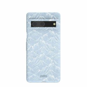 Google Pixel 7 | Powder Blue Snowy Mountains Google Pixel 7 Case