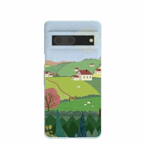 Google Pixel 7 | Powder Blue Sunny Countryside Google Pixel 7 Case