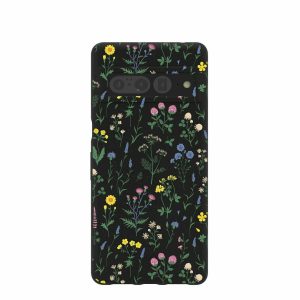 Google Pixel 7 Pro | Black Shadow Blooms Google Pixel 7 Pro Case