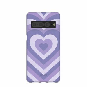 Google Pixel 7 Pro | Lavender Power Hearts Google Pixel 7 Pro Case