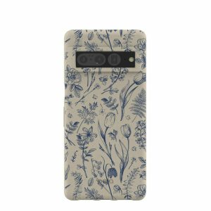 Google Pixel 7 Pro | London Fog Indigo Bouquet Google Pixel 7 Pro Case