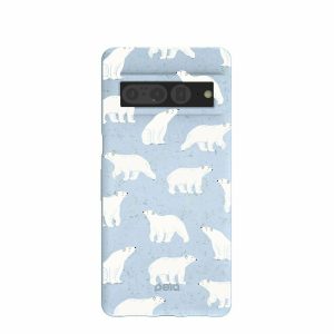 Google Pixel 7 Pro | Powder Blue Ice Bears Google Pixel 7 Pro Case