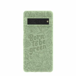 Google Pixel 7 Pro | Sage Green Born to be green Google Pixel 7 Pro Case