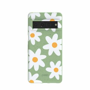 Google Pixel 7 Pro | Sage Green Daisy Google Pixel 7 Pro Case