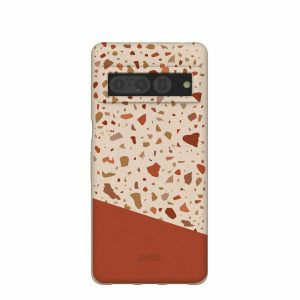 Google Pixel 7 Pro | Seashell Clay Terrazzo Google Pixel 7 Pro Case