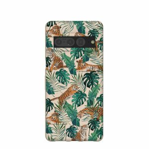 Google Pixel 7 Pro | Seashell Jungle Tigers Google Pixel 7 Pro Case