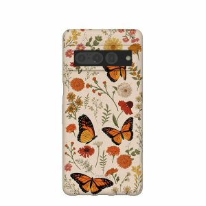 Google Pixel 7 Pro | Seashell Monarch Butterfly Google Pixel 7 Pro Case