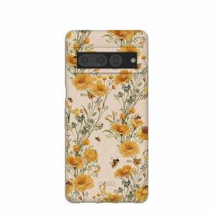 Google Pixel 7 Pro | Seashell Vintage Bee Google Pixel 7 Pro Case