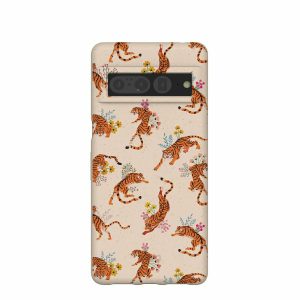 Google Pixel 7 Pro | Seashell Whimsical Tigers Google Pixel 7 Pro Case