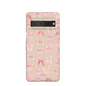 Google Pixel 7 | Seashell Rosy Bows Google Pixel 7 Case