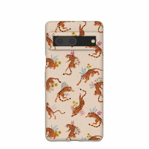 Google Pixel 7 | Seashell Whimsical Tigers Google Pixel 7 Case